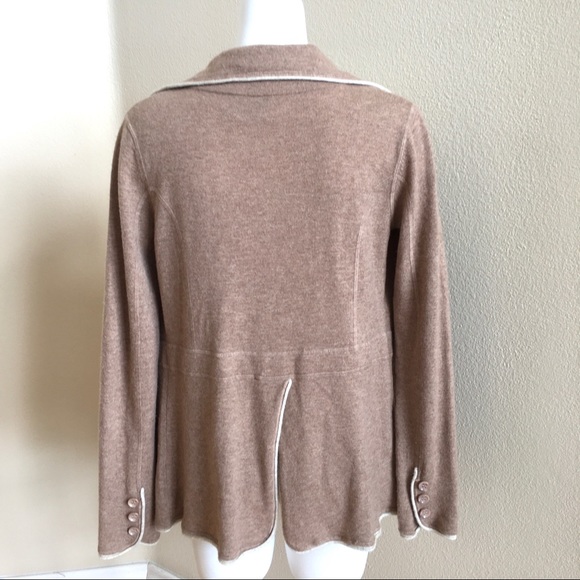 COPY - Michael Stars Cashmere Sweater Jacket size 2 or M , Host Pick 🖤 - Picture 2 of 4